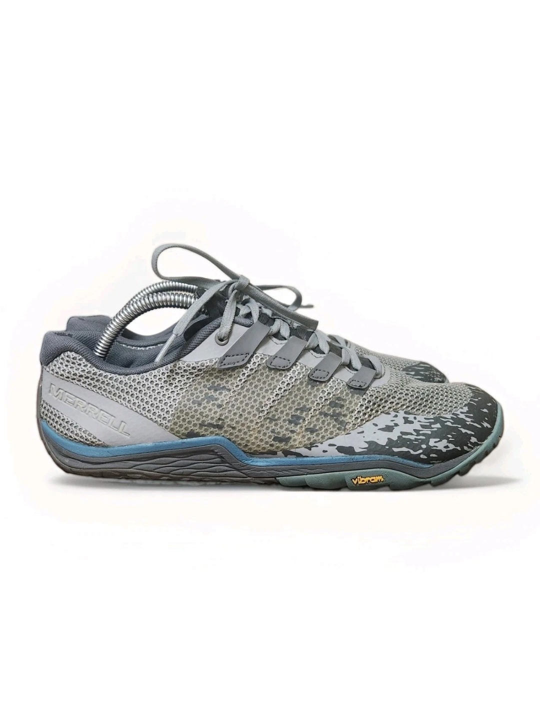 Merrell Trail Glove 5 J52848 Gray Teal Paloma 10.5 Minimalist Zero Drop Running